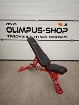 Primal Performance Series V2 nastavljiva vadbena klop Adjustable bench - Rdeča