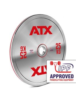 ATX utež za powerlifting Competition Calibrated Steel Plate IPF Approved - komplet 150 kg