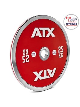 ATX utež za powerlifting Competition Calibrated Colour Steel Plate IPF Approved - komplet 150 kg