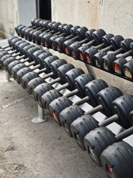Escape Fitness Set ročk s stojalom 20 parov s stojalom 2,5-50kg
