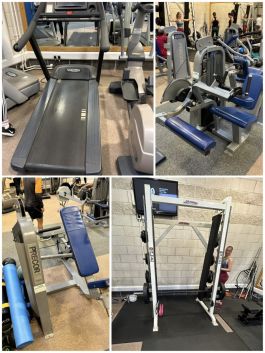 Komplet naprav za kardio vadbo in moč Technogym in Precor 24 kosov