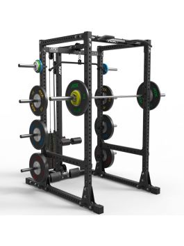 ATX kletka Power Rack 770 max 1500 kg 224,5 cm s postajami za potege