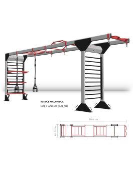 BH Fitness MAGSYS MIDDLE MAGBRIDGE modularni sistem
