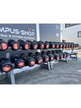 Jordan komplet enoročnih uteži 2,5-70 kg s stojalom